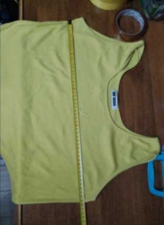 Camiseta tirantes amarilla