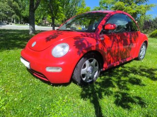 Volkswagen New Beetle Rojo 1.9 tdi full equip