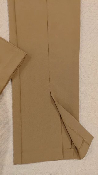 Pantalón beige/marrón de vestir