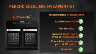 Freidora de Aire HYSapientia 6 en 1. Sin estrenar.
