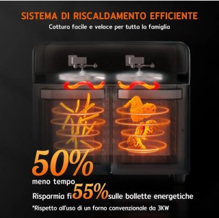Freidora de Aire HYSapientia 6 en 1. Sin estrenar.
