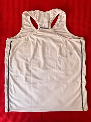 Camiseta sin mangas Nike blanca