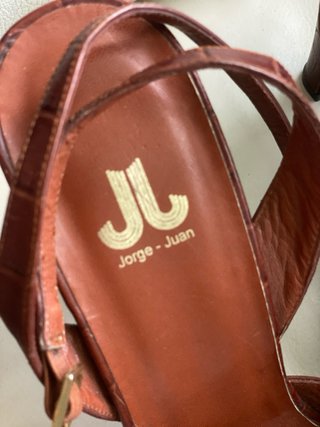 Sandalias Jorge Juan Piel Marrón Talla 41