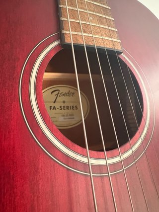 Guitarra Fender FA-15 Series 3/4 Como nueva +Funda