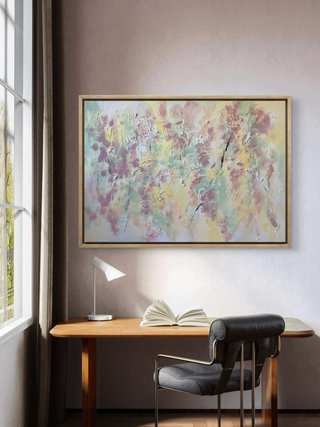 Calma. Cuadro GRANDE abstracto (100x70cm)
