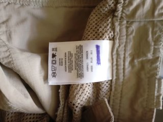 Pantalón Columbia Desmontable Beige T 32 chico