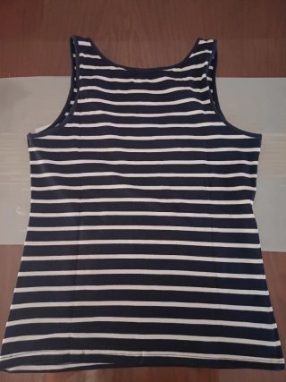 Camiseta de tirantes a rayas