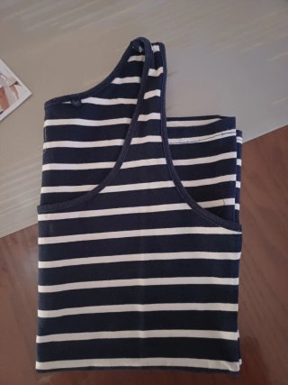 Camiseta de tirantes a rayas