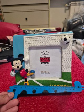 Cornice porta foto Topolino Disney calcio