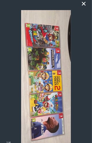 Nintendo Switch Juegos: Mario Rabbids, Minecraft