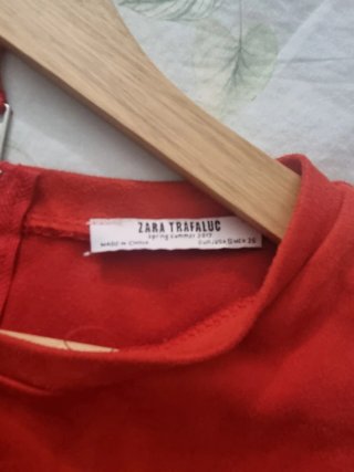 Vestido corto ante Zara T. S