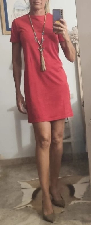 Vestido corto ante Zara T. S