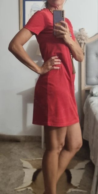 Vestido corto ante Zara T. S