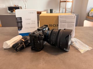 Sony FX30 + Objetivo Cine Irix 15mm