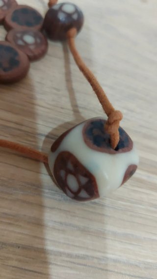 Collana etnica perline lavorate