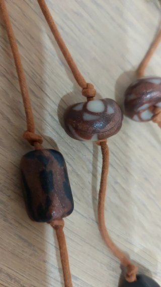 Collana etnica perline lavorate