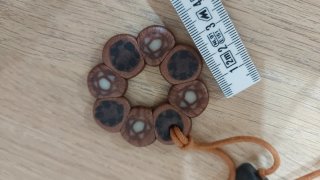 Collana etnica perline lavorate