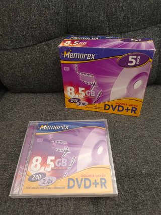 Pack LG RW + DVD-R 8.5Gb + CD-RW Verbatim 700Mb