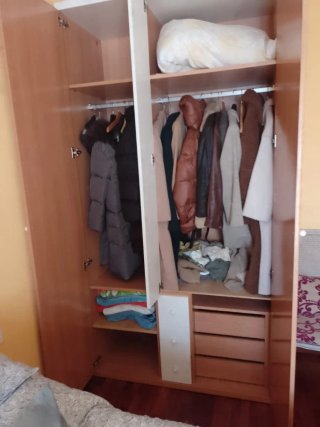 Armario de madera 2 puertas