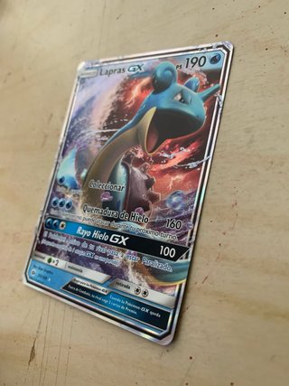 Carta Pokémon Lapras GX Holo SM Base