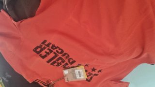 5 T-shirt Ducati Scrambler con difetti