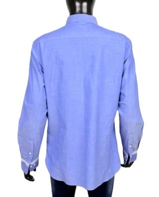 Marina Yachting Camicia Uomo 43 XL Slim Azzurra