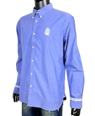 Marina Yachting Camicia Uomo 43 XL Slim Azzurra