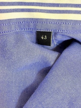 Marina Yachting Camicia Uomo 43 XL Slim Azzurra