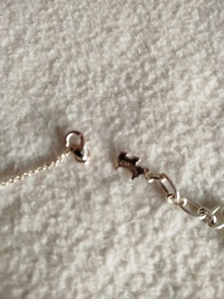 Collar plata con colgante cuarzo rosa