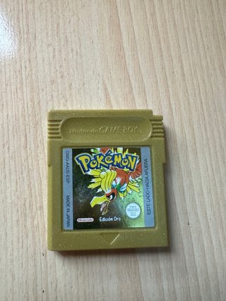 Pokemon Oro Game Boy Nintendo DMG-AAUS-ESP