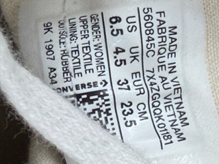 Converse Taglia 37