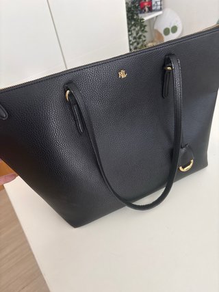 Bolso Tote Ralph Lauren Negro