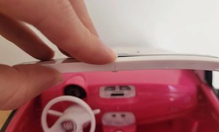 Auto di Barbie Fiat 500, Mattel R1623