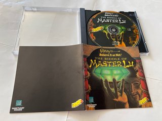 PC CD-ROM Ripley's The Riddle of Master Lu