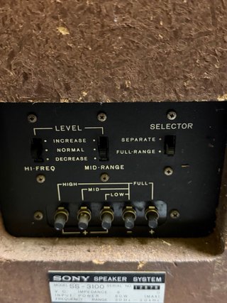 Altavoces Sony SS3100 Alnico Vintage