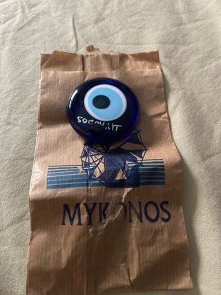 Imán Mykonos Ojo Turco Azul