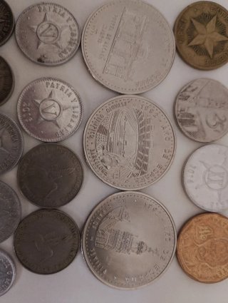 Lote 16 monedas Cuba