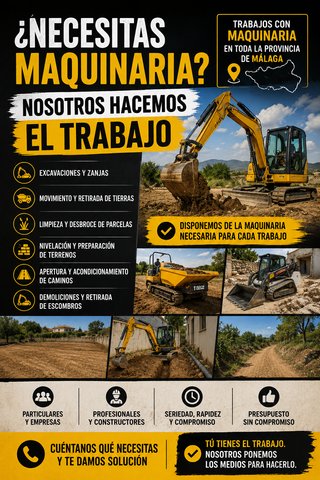 TRABAJOS CON MAQUINARIA!!