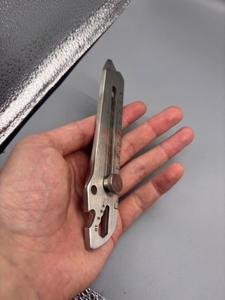 Coltello multiuso acciaio con righello