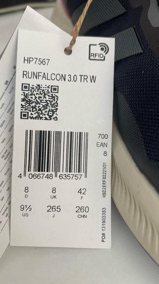 Zapatillas Adidas Runfalcon 3.0 TR Mujer talla 42