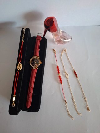 Pack regalo mujer reloj, pulseras, tacón