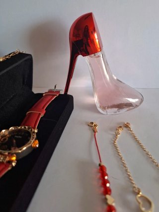 Pack regalo mujer reloj, pulseras, tacón