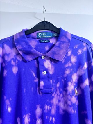 Polo Ralph Lauren Tie-Dye Blu/Viola Taglia L