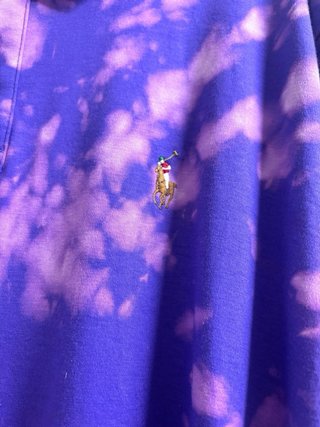 Polo Ralph Lauren Tie-Dye Blu/Viola Taglia L