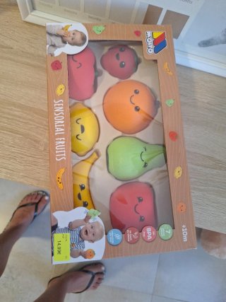 Juguetes sensoriales Molto Frutas Bebé