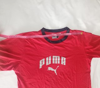 Camiseta Puma Ringer Roja Nº 8 – Talla / Size XL
