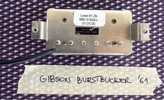Pastillas Gibson BurstBucker 61