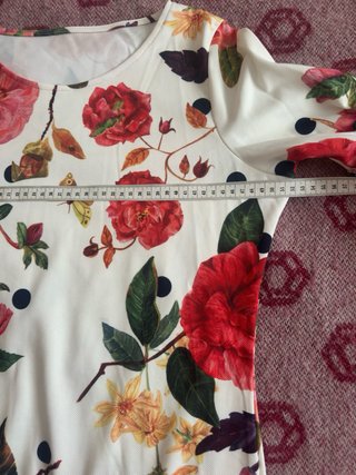 Vestido midi estampado floral