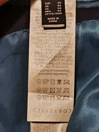 Traje azul Cortefiel Talla M