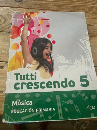 Libro Música 5 Primaria Tutti Crescendo
